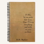 私がやっていることを落とそう ノートブック (正面)