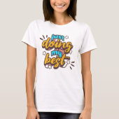 私がやっ最高のて Tシャツ (正面)