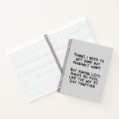 私がやらなければならないが、おそらく気づかないだろう ノートブック (内部)