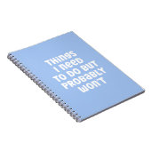 私がやらなければならないことだが、おそらくユーモアのノートではないだろう ノートブック (右側)