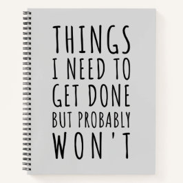 私がやらなければならないことは、多分そうはいかない  ノートブック