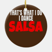 私がやることであるサルサダンスウェアのアクセサリー セラミックオーナメント (裏面)