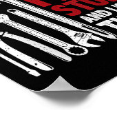 私がやること 私は物を直す そして私は色々知っている Ame ポスター (角)