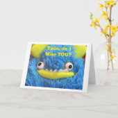 「私がやるYES恋しく思」と言う怪物、ツイン·ド·イ·ユー·モンスター カード (黄色い花)