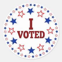 私がアメリカのスター赤白青選挙に投票