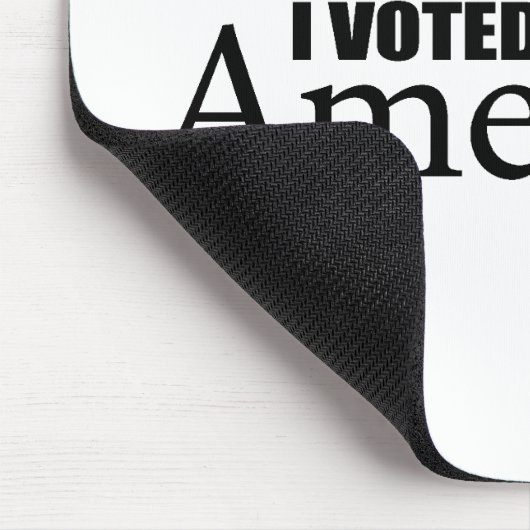 私がアメリカ人のために投票した私の責任にしないで下さい マウスパッド (コーナー)