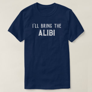 「私がアリバイを用意する」ウェディングパーティー Tシャツ