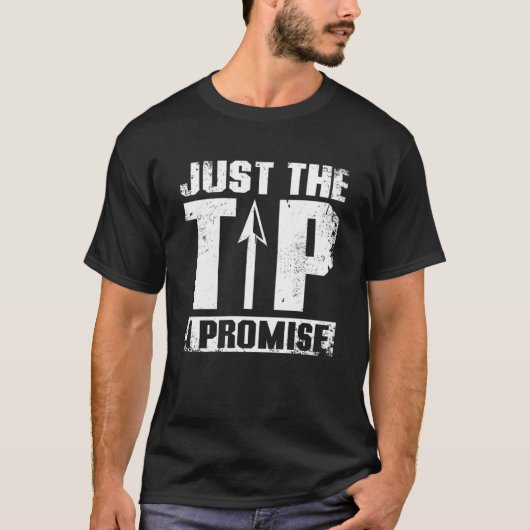 私がアーチェリーを約束するチップだけ Tシャツ (正面)