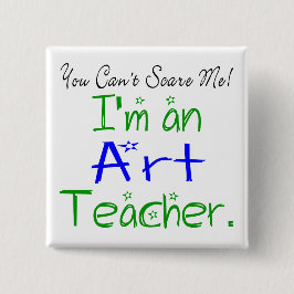 私がアート先生かわいい 缶バッジ