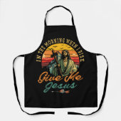 私がイエス・クリスチャンを立ち上げ与える朝に エプロン (正面)