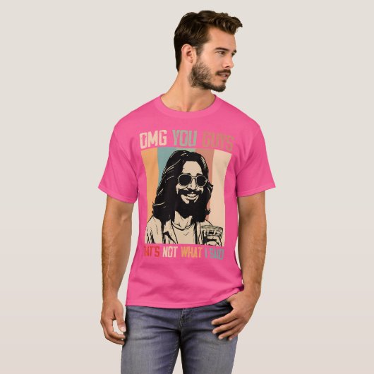 私がイエスChと言ったことおもしろいではない Tシャツ (正面フル)