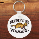 私がイタチだから キーホルダー (正面)