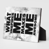 私がインスパイア私を作る素晴らしこと フォトプラーク (側面)