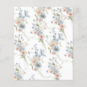 私がエレガントブライダルシャワーする前に何か青 (裏面)