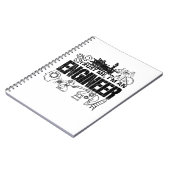 私がエンジニアのエンジニアリングの贈り物だと信じておもしろいくれ ノートブック (左側)