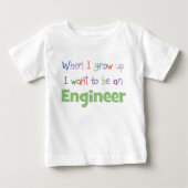 私がエンジニアを育てたとき ベビーTシャツ (正面)
