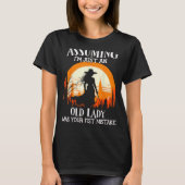 私がオールド・レディだと仮定した最初のミスタ Tシャツ (正面)