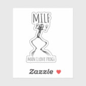 私がカエルを愛する人 シール (シート)