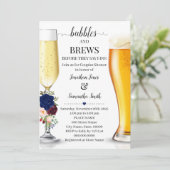 私がカップルシャワーを浴びる前に、海軍の泡と泡 招待状 (スタンド正面)