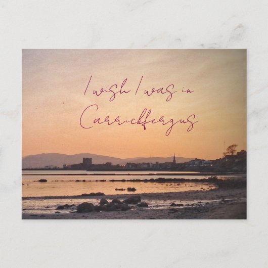 私がカリックファーガスターハガキにいたらいいのに ポストカード (正面)