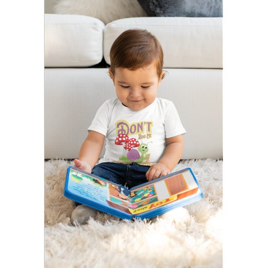 私がカワイカタツムリ読だと言うな ベビーTシャツ