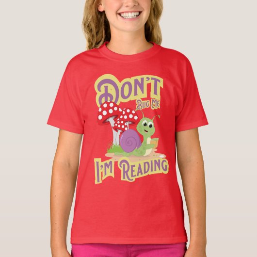 私がカワイカタツムリ読だと言うな Tシャツ (正面)