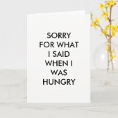 私がカードを言って申し訳ない カード (黄色い花)