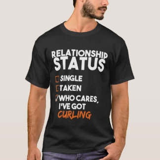 私がカールしている気にTシャツの皮肉なギフト得 Tシャツ