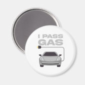 私がガス電気自動車車の車のギフトを渡す マグネット (正面/裏面)