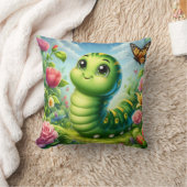 私がキャタピラ大人の子供のふりをする クッション (ブランケット)