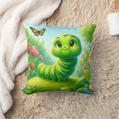 私がキャタピラ大人の子供のふりをする クッション (ブランケット)