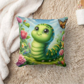 私がキャタピラ大人の子供のふりをする クッション (ブランケット)