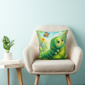 私がキャタピラ大人の子供のふりをする クッション (椅子)