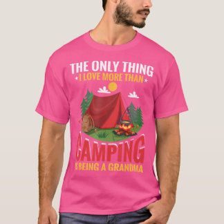 私がキャンプよりも好きなのはGだけである Tシャツ