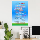 私がキリストの中にいる者 ポスター (ホームオフィス)