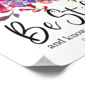 私がキリスト教の聖書のVe神であることを知っている ポスター (角)