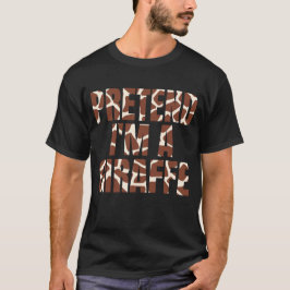 私がキリンの面白いハロウィーンだと思う Tシャツ