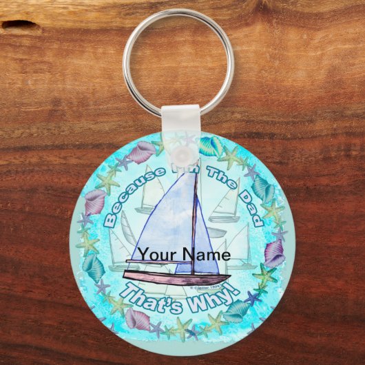 私がキーチェーンパパだから キーホルダー (正面)