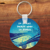 私がキーチ頭が切れるェインなの独身のは キーホルダー (正面)