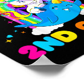 私がクラッシュする準備ができている子供たち2年生のユニコーン最初のダ ポスター (角)