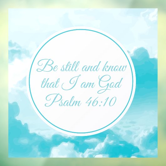 私がクリスチャンの教会であることを知っている ウィンドウサイン (シート3)