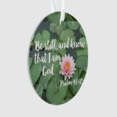 私がクリスチャンの聖書であることを今でも知っている オーナメント (正面)