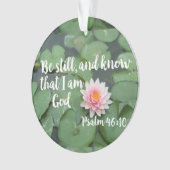 私がクリスチャンの聖書であることを今でも知っている オーナメント (正面)