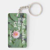 私がクリスチャンの聖書であることを今でも知っている キーホルダー (裏面)