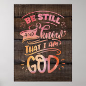 私がクリスチャンの聖書であることを今でも知っている ポスター (正面)