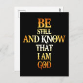 私がクリスチャンへの神の贈り物であることを今でも知っている ポストカード (正面/裏面)