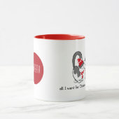 私がクリスマスに欲しいのはあなただけだ。カスタムギフトマグ マグカップ (中央)