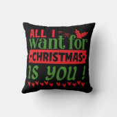 私がクリスマスに欲しいのはあなただけだ クッション (裏面)