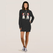 私がクリスマスに欲しいのはあなただけだ。雪だるまカップル Tシャツ (正面フル)