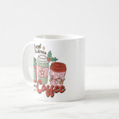 私がクリスマスに欲しいのはコーヒーだけだ コーヒーマグカップ (正面左)